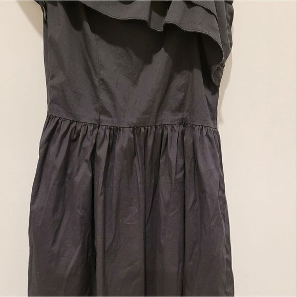 Tara JarmonBlack one shoulder sleeve dress size EU 40 - Picture 13 of 16